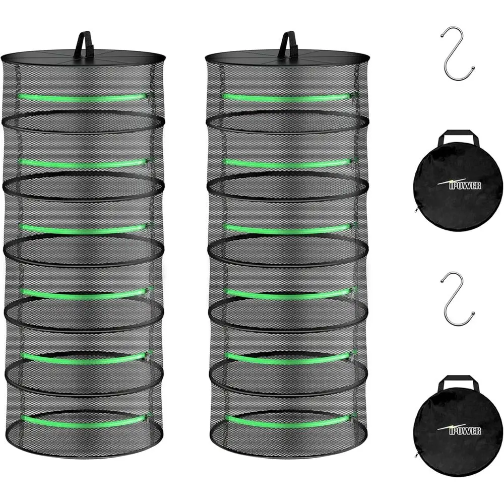 Сушилка для трав на 2 тонны, 6-слойная, с дышащей сеткой, подвесная, с молниями, складная, сверхпрочная, для растений или сада, с сумкой для хранения
Сушилка для трав на 2 тонны, 6-слойная, с дышащей сеткой, подвесная, с молниями, складная, сверхпрочная, для растений или сада, с сумкой для хранения