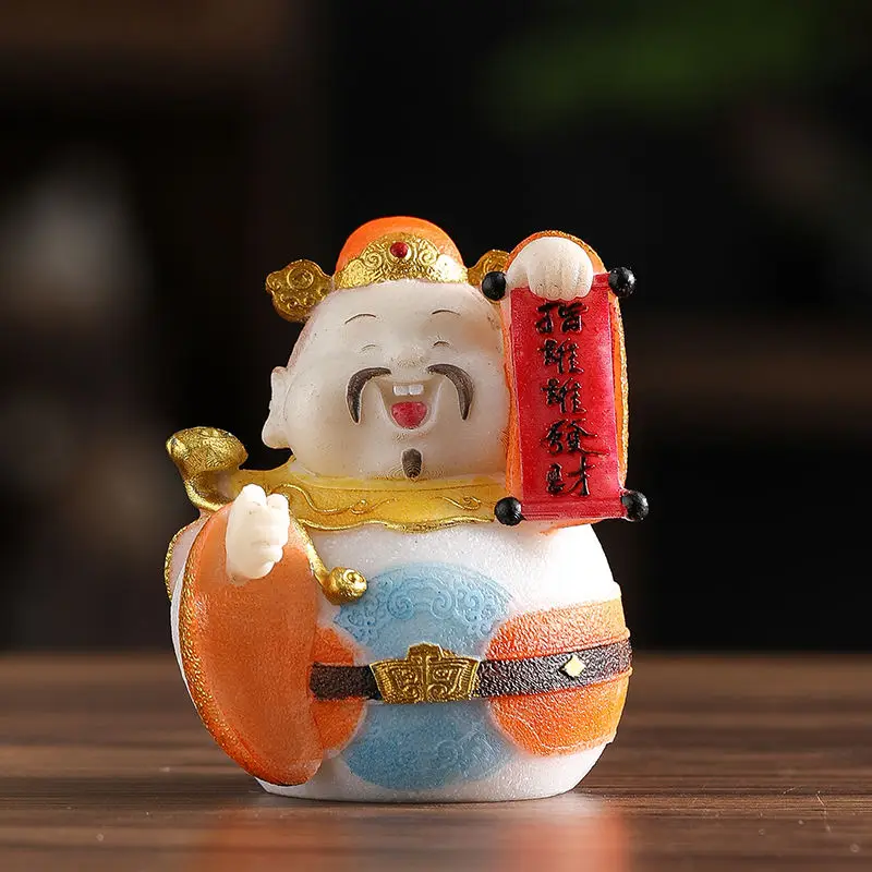 God of Wealth Small Ornaments Living Room Small Desktop Decoration Office Fortune Decorations Decorative Figurines Home Decor
God of Wealth Small Ornaments Living Room Small Desktop Decoration Office Fortune Decorations Decorative Figurines Home Decor