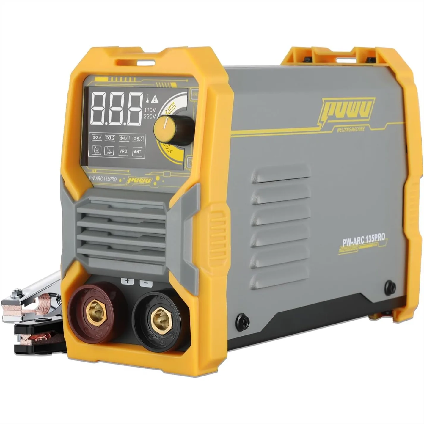110V 135A Stick Welder with Digital Screen, Overheat Protection, and Hot Start for Arc Welding
110V 135A Stick Welder with Digital Screen, Overheat Protection, and Hot Start for Arc Welding