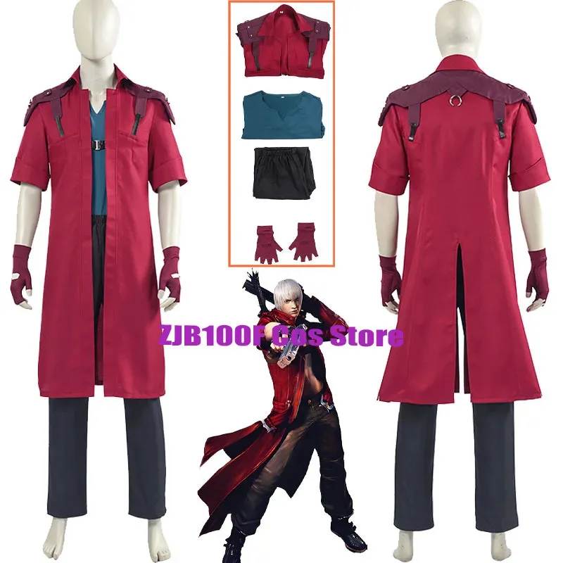 Игра DMC 5 Данте, куртка для косплея, мужской костюм, маскировка для взрослых, мужская куртка, пальто, перчатки, наряды для ролевых игр, карнавальный костюм на Хэллоуин
Игра DMC 5 Данте, куртка для косплея, мужской костюм, маскировка для взрослых, мужская куртка, пальто, перчатки, наряды для ролевых игр, карнавальный костюм на Хэллоуин