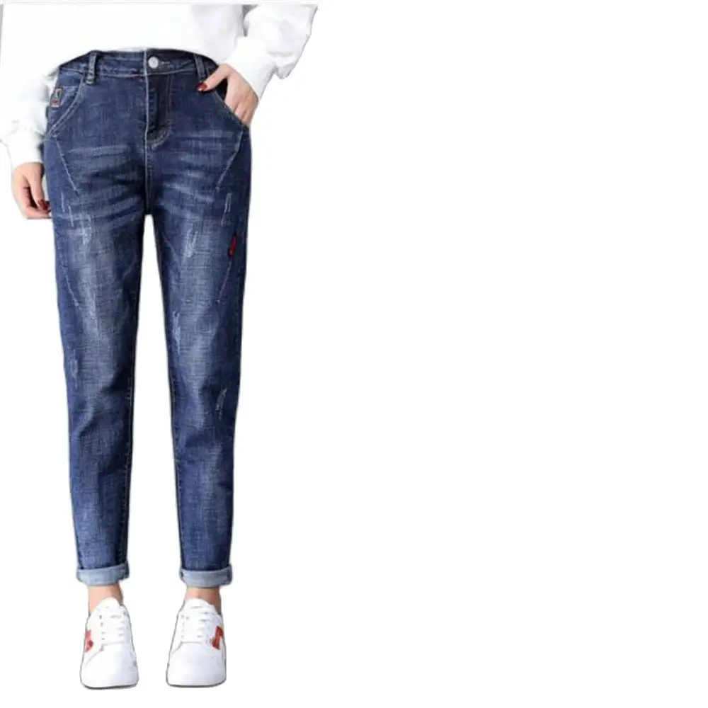 Woman Jeans Pants High Waist Summer Autumn Hot Sale Loose Elastic Straight-Leg Trousers Pantalones Vaqueros Mujer Hot Sale
Woman Jeans Pants High Waist Summer Autumn Hot Sale Loose Elastic Straight-Leg Trousers Pantalones Vaqueros Mujer Hot Sale