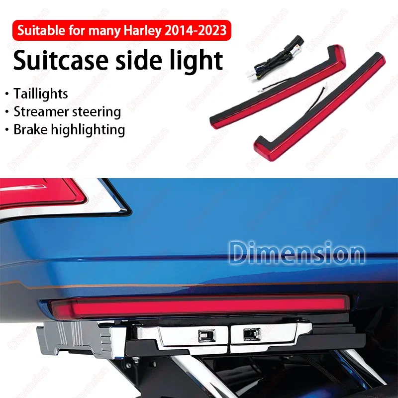 For Harley Touring Road Electra Glide 2014-2022 Motorcycle Rear Trunk Tour Pack Side Accent Marker Panel Turn Signal LED Lights
For Harley Touring Road Electra Glide 2014-2022 Motorcycle Rear Trunk Tour Pack Side Accent Marker Panel Turn Signal LED Lights