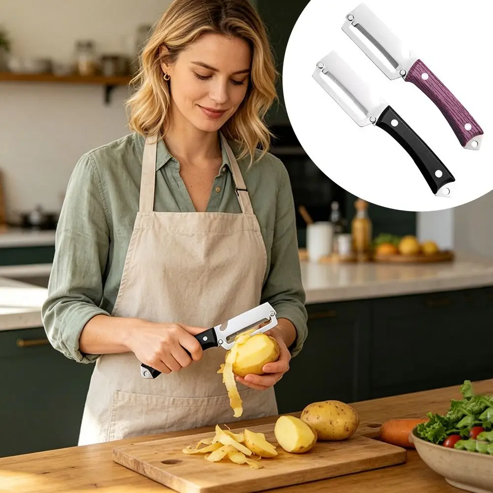 Multi-Functional Vegetable Peeler Wooden Handle with Bottle Opener Kitchen Shredder Stainless Steel Peeling Tool
Multi-Functional Vegetable Peeler Wooden Handle with Bottle Opener Kitchen Shredder Stainless Steel Peeling Tool