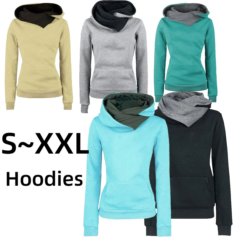 Autumn and winter fashion solid color hooded turtleneck long sleeved hooded Sweatshirt casual pullover sweater
Autumn and winter fashion solid color hooded turtleneck long sleeved hooded Sweatshirt casual pullover sweater