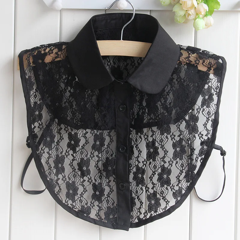 Linbaiway Women Cotton Shirt False Collar Detachable Fake Collar Shirt Lace Lapel Blouse Top Tie Flower Lace Clothes Accessories
Linbaiway Women Cotton Shirt False Collar Detachable Fake Collar Shirt Lace Lapel Blouse Top Tie Flower Lace Clothes Accessories