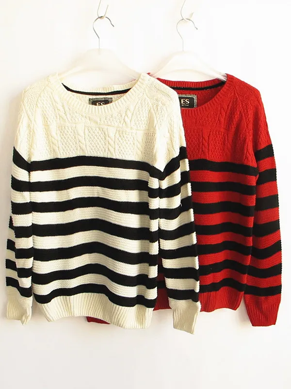 Soft Chunky Needle Striped Sweater B52 Casual Overhead Women's Sle 7037200 Aigeipin Quali Acrylic Blend Fabric
Soft Chunky Needle Striped Sweater B52 Casual Overhead Women's Sle 7037200 Aigeipin Quali Acrylic Blend Fabric