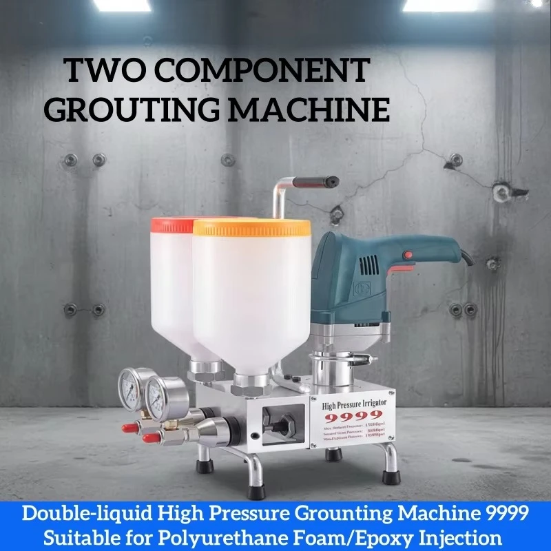High Performance and Efficiency Two Component High Pressure Grouting Machine Suitable for Polyurethane Foam /epoxy Injection
High Performance and Efficiency Two Component High Pressure Grouting Machine Suitable for Polyurethane Foam /epoxy Injection