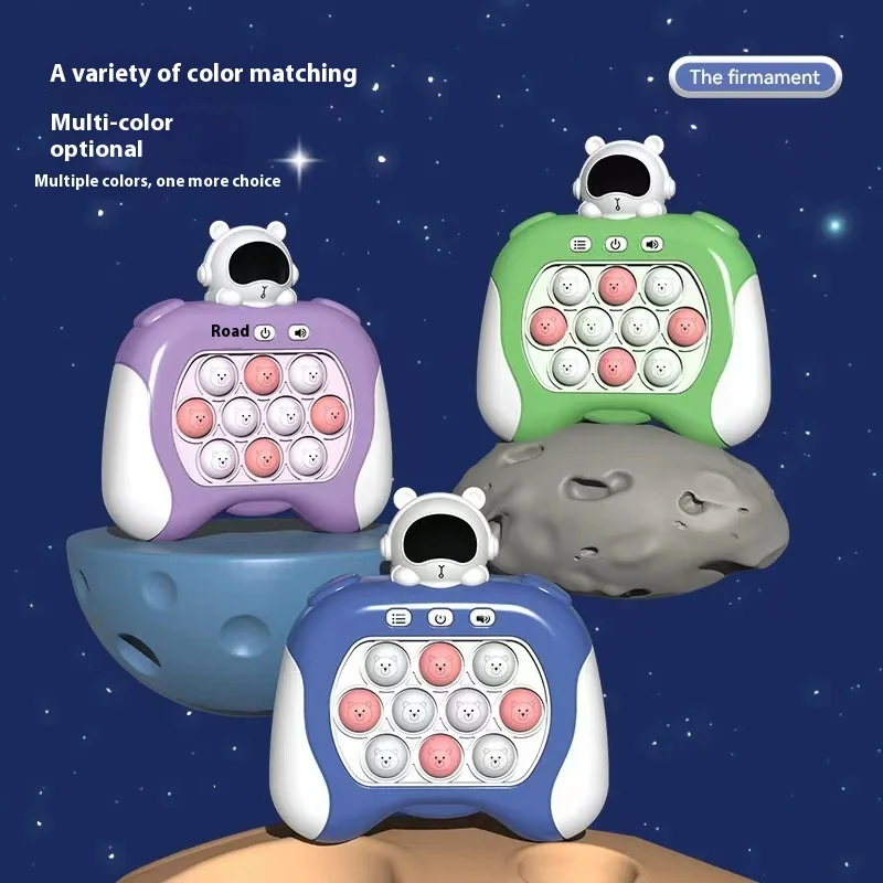 Spaceman Press Press Music Toys Children Speed Push Game Machine Exterminator Vanguard Gopher Children's Birthday Gift
Spaceman Press Press Music Toys Children Speed Push Game Machine Exterminator Vanguard Gopher Children's Birthday Gift