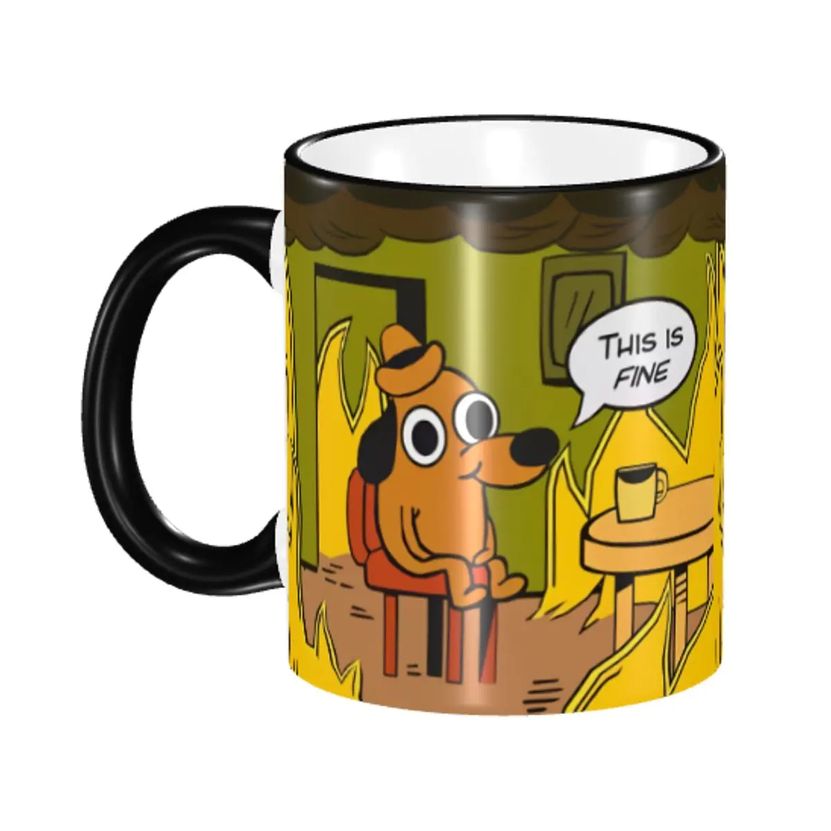 Personalized I Am Fine Everything Is Fine Coffee Mug DIY Cute Cartoon Dog Ceramic Milk Tea Cup
Personalized I Am Fine Everything Is Fine Coffee Mug DIY Cute Cartoon Dog Ceramic Milk Tea Cup