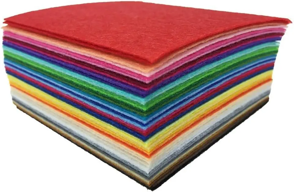 16PCS 8x12in Assorted Color Felt Fabric Sheets, 1mm Thick for DIY Crafts
16PCS 8x12in Assorted Color Felt Fabric Sheets, 1mm Thick for DIY Crafts