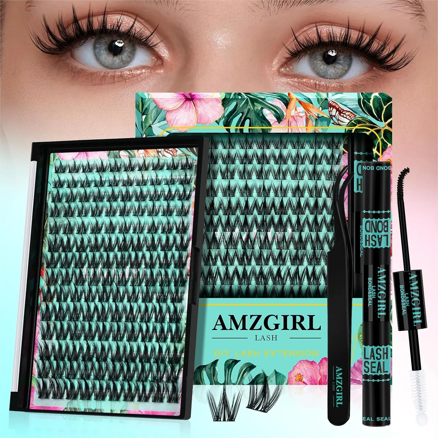 Lash Clusters Kit 140pcs Manga Lash Extension Anime Cluster Lashes with Waterproof Bond & Seal, Tweezer, Wet Look Ultra-Thin
Lash Clusters Kit 140pcs Manga Lash Extension Anime Cluster Lashes with Waterproof Bond & Seal, Tweezer, Wet Look Ultra-Thin