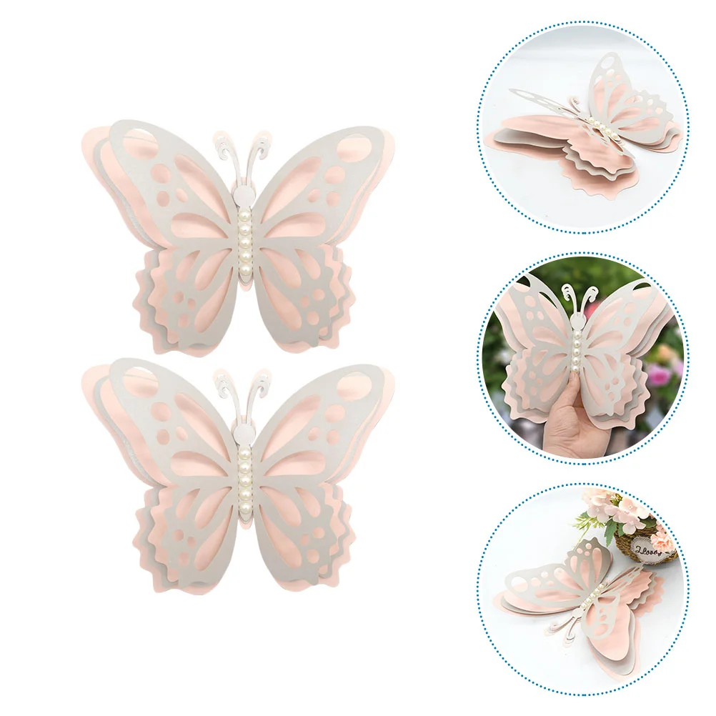 2 Pcs Butterfly Wall Sticker Butterflies Decal Hanging Swirl Decorations Stencils DIY Decorative Stickers Girl
2 Pcs Butterfly Wall Sticker Butterflies Decal Hanging Swirl Decorations Stencils DIY Decorative Stickers Girl