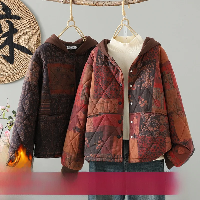 Thiened корейский Sle повседневное хлопковое пальто с капюшоном в стиле ретро, маленькое хлопковое пальто, зимняя верхняя одежда
Thiened корейский Sle повседневное хлопковое пальто с капюшоном в стиле ретро, маленькое хлопковое пальто, зимняя верхняя одежда