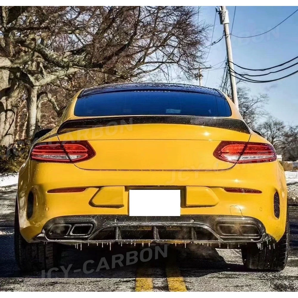 For Benz C Class C205 C63 AMG Coupe 2014-2020 Rear Diffuser Bumper Lip Spoiler With Exhaust Tips Guard Body kits
For Benz C Class C205 C63 AMG Coupe 2014-2020 Rear Diffuser Bumper Lip Spoiler With Exhaust Tips Guard Body kits