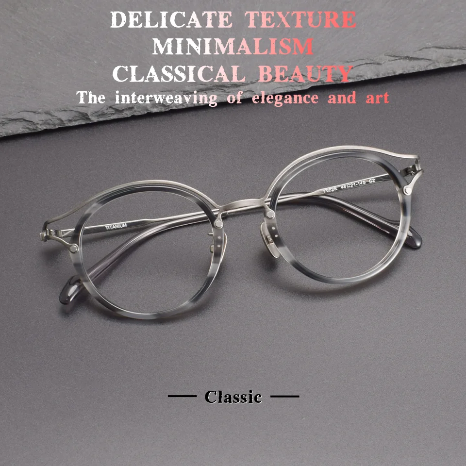 Emerging Trend Design Круглые ацетатные очки для мужчин и женщин Повседневные и модные оптические очки по рецепту в титановой оправе
Emerging Trend Design Круглые ацетатные очки для мужчин и женщин Повседневные и модные оптические очки по рецепту в титановой оправе