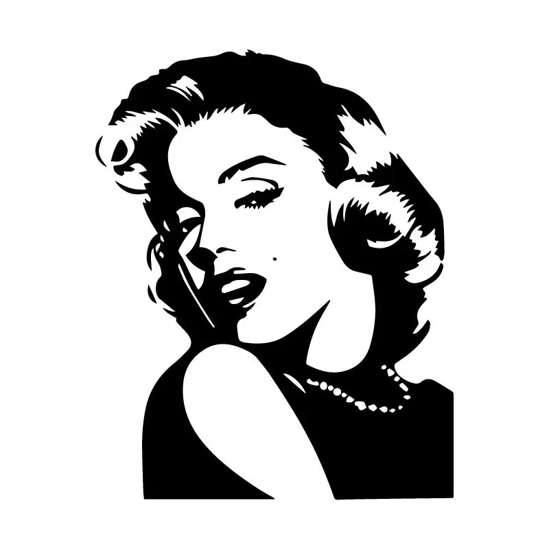 Car Sticker Classic Character Marilyn Monroe PVC Car Decoration Accessories Sticker Creative Waterproof Black/white,16cm*13cm
Car Sticker Classic Character Marilyn Monroe PVC Car Decoration Accessories Sticker Creative Waterproof Black/white,16cm*13cm