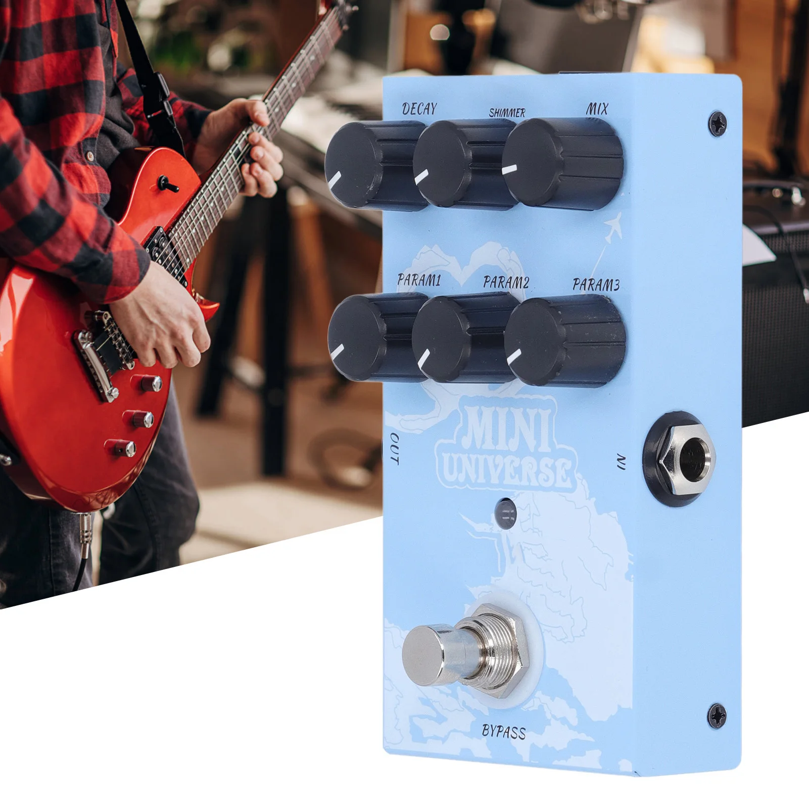 Digital Effect Pedal Guitar Effect Pedal 9 Reverb Types Warm Authentic Sound Digital Modeling Reverb Effect Pedal
Digital Effect Pedal Guitar Effect Pedal 9 Reverb Types Warm Authentic Sound Digital Modeling Reverb Effect Pedal
