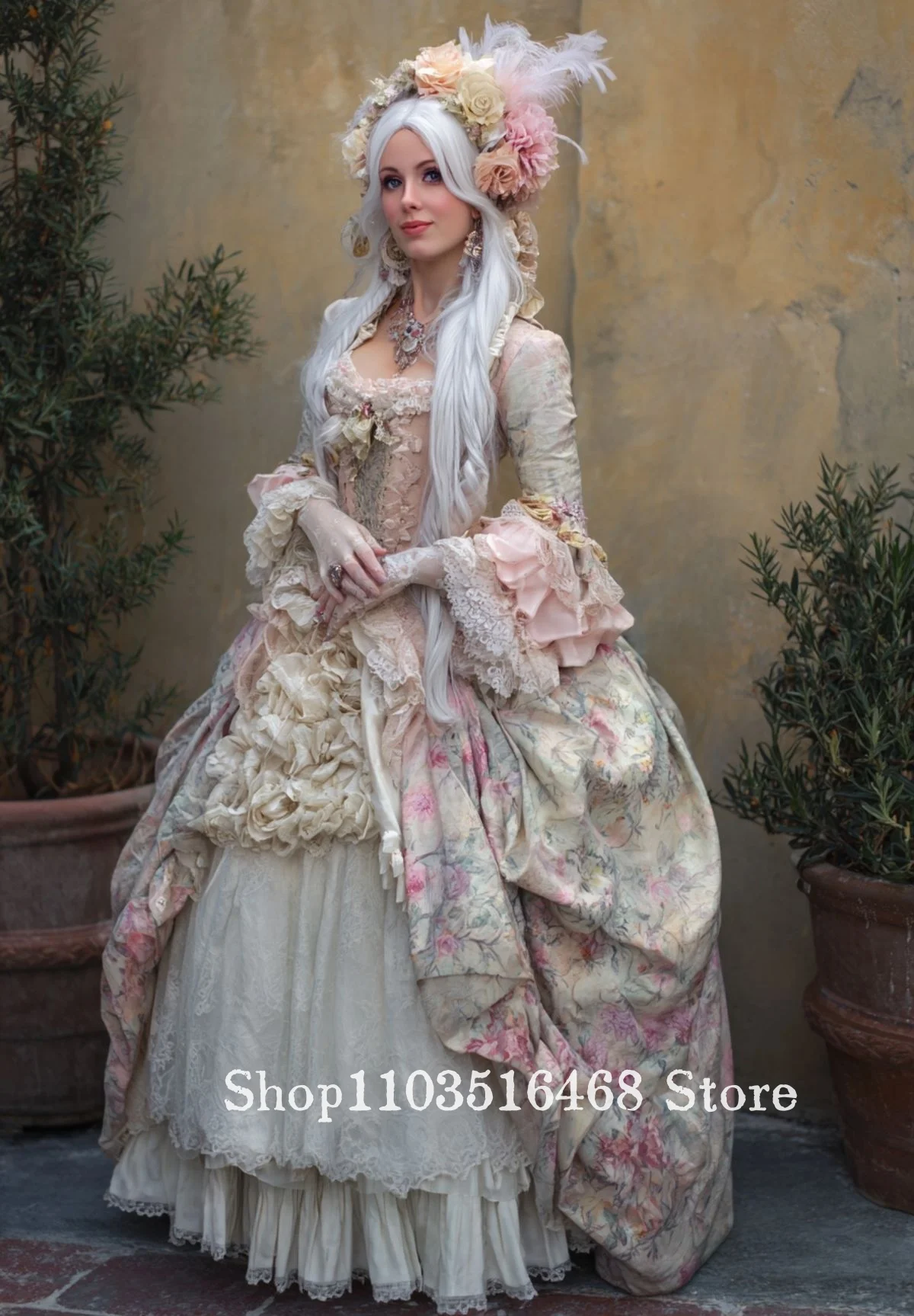 Винтажное викторианское бальное платье с кружевом и цветочным принтом, корсетное вечернее платье для особых случаев, платье княгини, бальное платье для маскарада
Винтажное викторианское бальное платье с кружевом и цветочным принтом, корсетное вечернее платье для особых случаев, платье княгини, бальное платье для маскарада