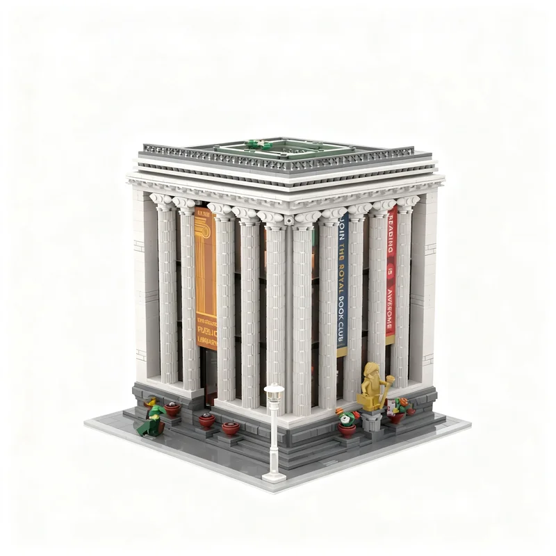 2481PCS MOC City Street View Grand Public Library Model Architecture DIY Education Creative Assembly Puzzle Birthday Gift Toy
2481PCS MOC City Street View Grand Public Library Model Architecture DIY Education Creative Assembly Puzzle Birthday Gift Toy