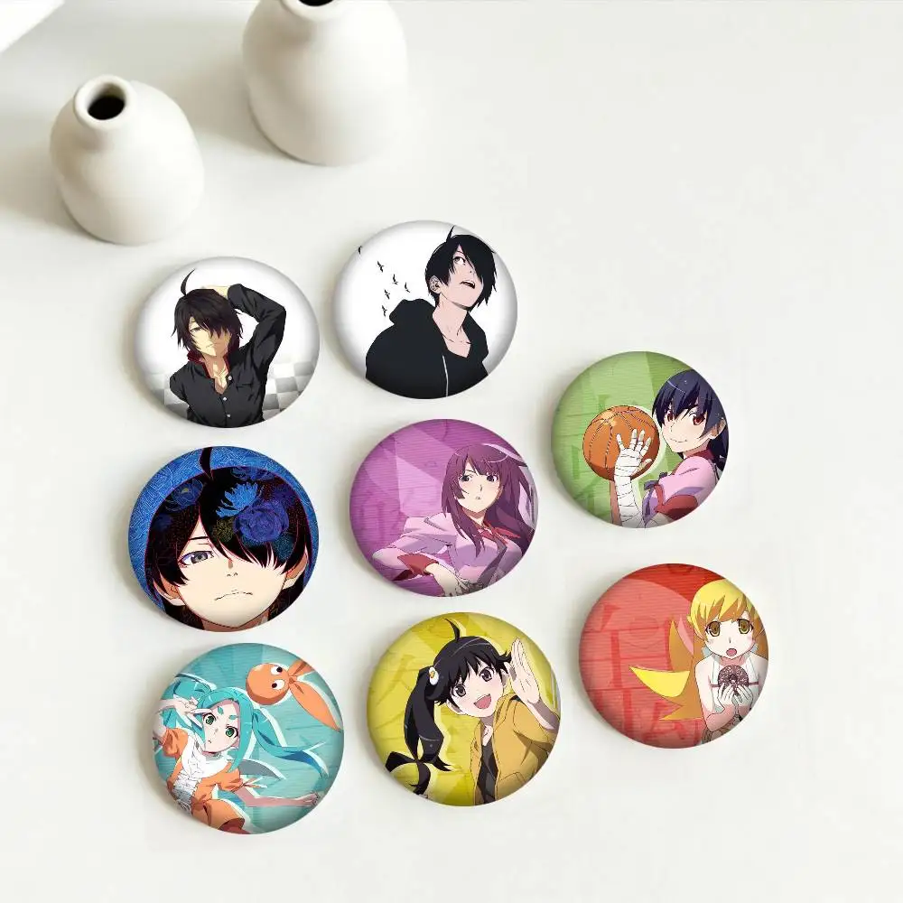 A-Anime Bakemonogatari Koyomi Araragi 25 32 44 58 75mm Badges Personalized Round Brooches Pins Accessory Gift
A-Anime Bakemonogatari Koyomi Araragi 25 32 44 58 75mm Badges Personalized Round Brooches Pins Accessory Gift