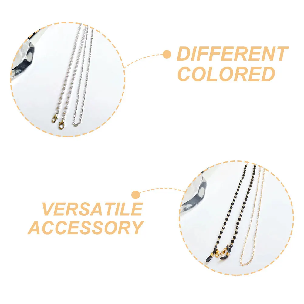 4Pcs Eyeglasses Chain Fake Pearl Lightweight Anti-Loss Glasses Holder Rope for Women Outdoor Travel Sports Fashion Accessory
4Pcs Eyeglasses Chain Fake Pearl Lightweight Anti-Loss Glasses Holder Rope for Women Outdoor Travel Sports Fashion Accessory