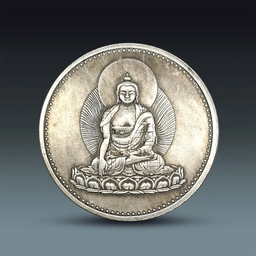 Heart Meridian Shakyamuni Buddha Decorative Coins Buddha Carvings Antique Creative Chinese Style Ornaments Collected Crafts
Heart Meridian Shakyamuni Buddha Decorative Coins Buddha Carvings Antique Creative Chinese Style Ornaments Collected Crafts