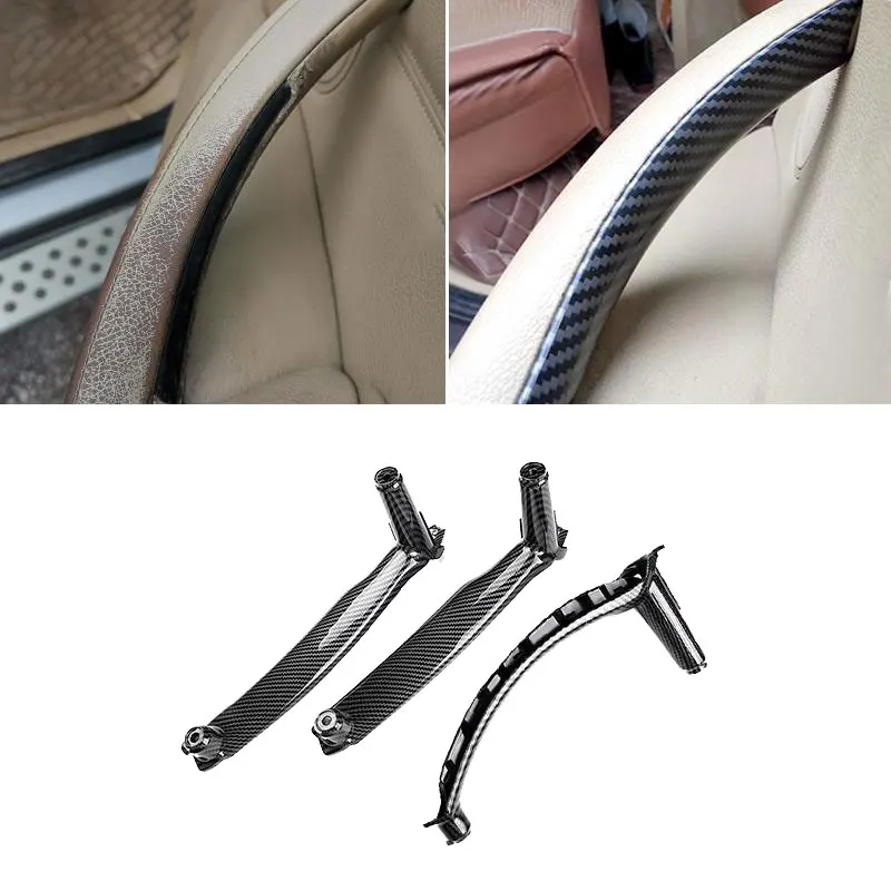 For BMW X5 X6 E70 E71 2008 2009 2010 2011 2012 2013 3pcs Carbon Texture Interior Door Handle Panel Door-Pull Replacement Cover
For BMW X5 X6 E70 E71 2008 2009 2010 2011 2012 2013 3pcs Carbon Texture Interior Door Handle Panel Door-Pull Replacement Cover