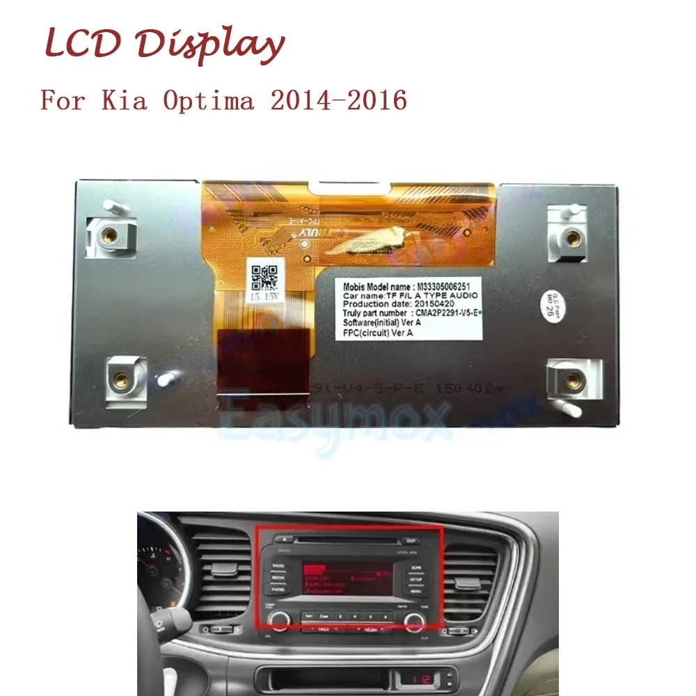 96170-2TBA0CA LCD Display for Kia Optima 2014-2016 MP3 Sirius Radio AM Screen Repair Parts Car Accessories
96170-2TBA0CA LCD Display for Kia Optima 2014-2016 MP3 Sirius Radio AM Screen Repair Parts Car Accessories
