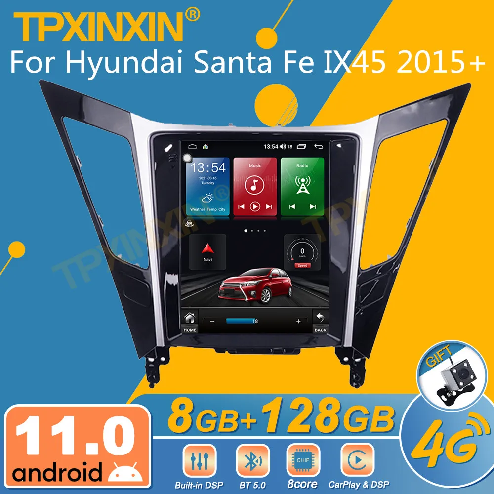 Автомагнитола для Hyundai Santa Fe IX45, мультимедийный плеер на Android, с радио и GPS, в стиле Тесла, типоразмер 2DIN
Автомагнитола для Hyundai Santa Fe IX45, мультимедийный плеер на Android, с радио и GPS, в стиле Тесла, типоразмер 2DIN