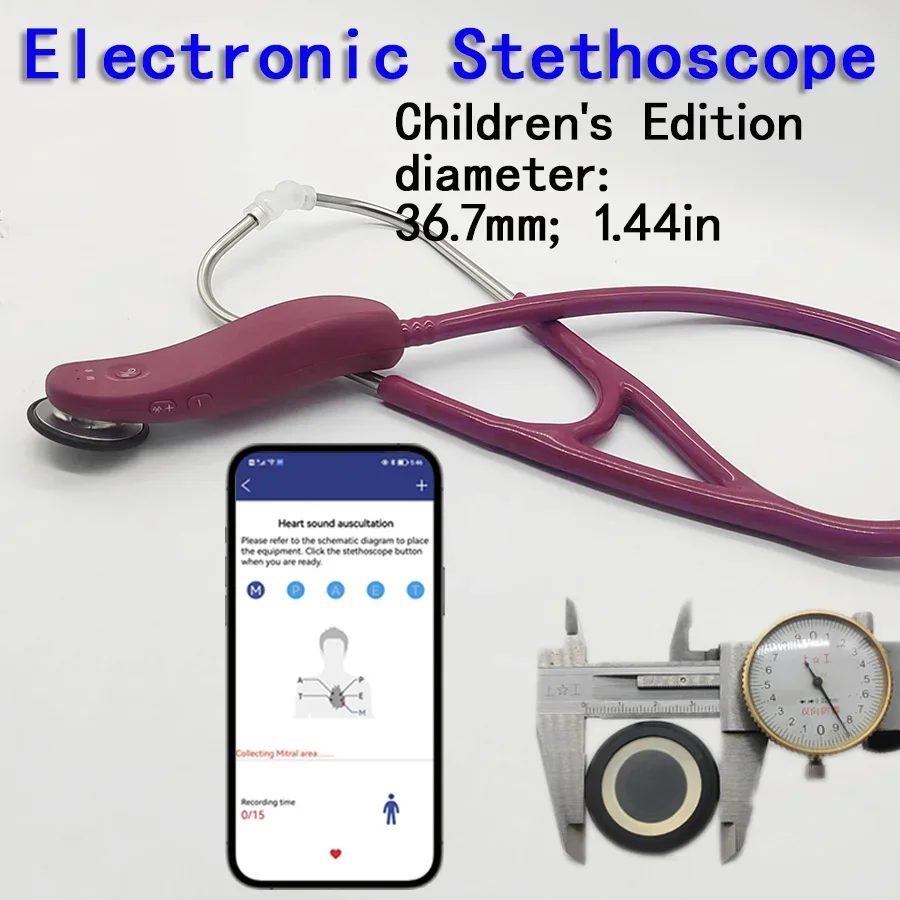 Children's Intelligent Bluetooth Electronic Stethoscope with Mobile Phone APP
Children's Intelligent Bluetooth Electronic Stethoscope with Mobile Phone APP