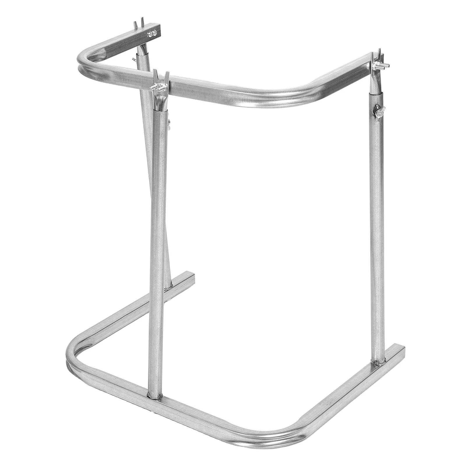 Silver Outdoor Garbage Bag Holder Heavy Duty Metal Frame Portable Garden Trash Bag Stand Yard Waste Rack for Lawn Camping Use
Silver Outdoor Garbage Bag Holder Heavy Duty Metal Frame Portable Garden Trash Bag Stand Yard Waste Rack for Lawn Camping Use
