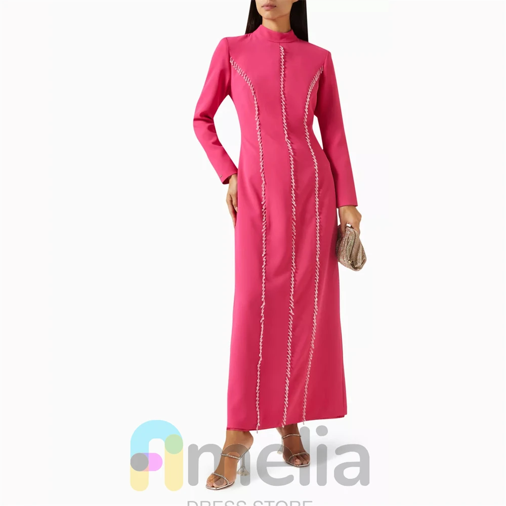 Amelia Prom Dress O Neck Full Sleeve Ankle Length Evening Dress Women Wedding Party Formal Gowns Arabia
Amelia Prom Dress O Neck Full Sleeve Ankle Length Evening Dress Women Wedding Party Formal Gowns Arabia