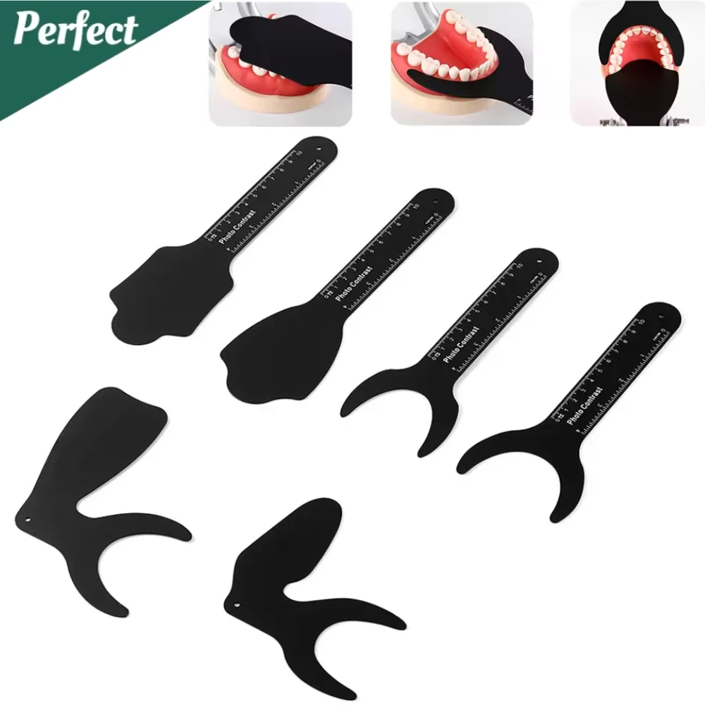 6-Size Autoclavable Dental Photo Contrast Plate Photographic Black Background Plate Oral Cheek Plate Scale Mark Durable Palatal
6-Size Autoclavable Dental Photo Contrast Plate Photographic Black Background Plate Oral Cheek Plate Scale Mark Durable Palatal