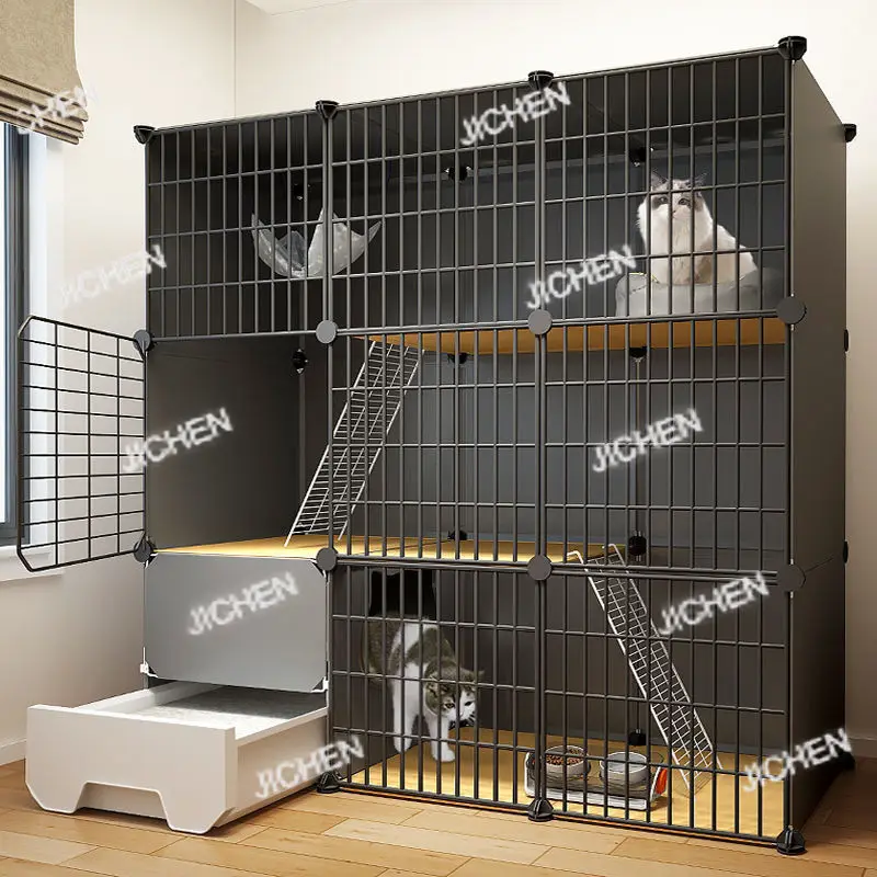 Клетка для кошек, бытовой домашний туалет, встроенный туалет, большой дом в свободном пространстве, пустая клетка, кошачья вилла
Клетка для кошек, бытовой домашний туалет, встроенный туалет, большой дом в свободном пространстве, пустая клетка, кошачья вилла