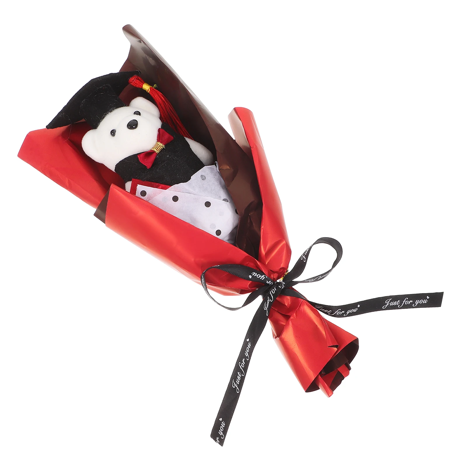 Graduation Bouquet Bear Flower Photo Props Artificial Arrangement Red Celebration Keepsake Graduation Season
Graduation Bouquet Bear Flower Photo Props Artificial Arrangement Red Celebration Keepsake Graduation Season