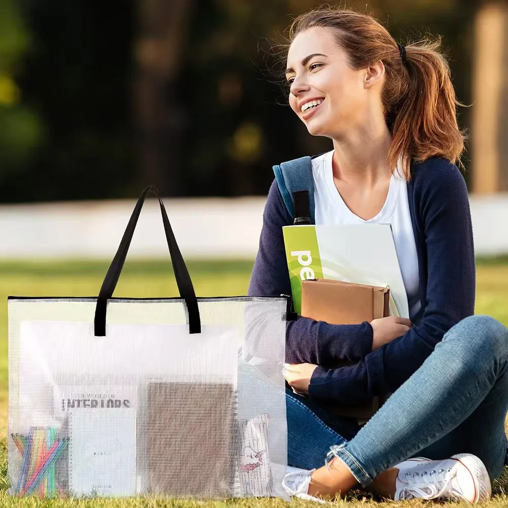 PVC Transparent File Bags Large Capacity Mesh Poster Drawing Board Book Stationery Storage Artwork Bags Folder Organizer
PVC Transparent File Bags Large Capacity Mesh Poster Drawing Board Book Stationery Storage Artwork Bags Folder Organizer