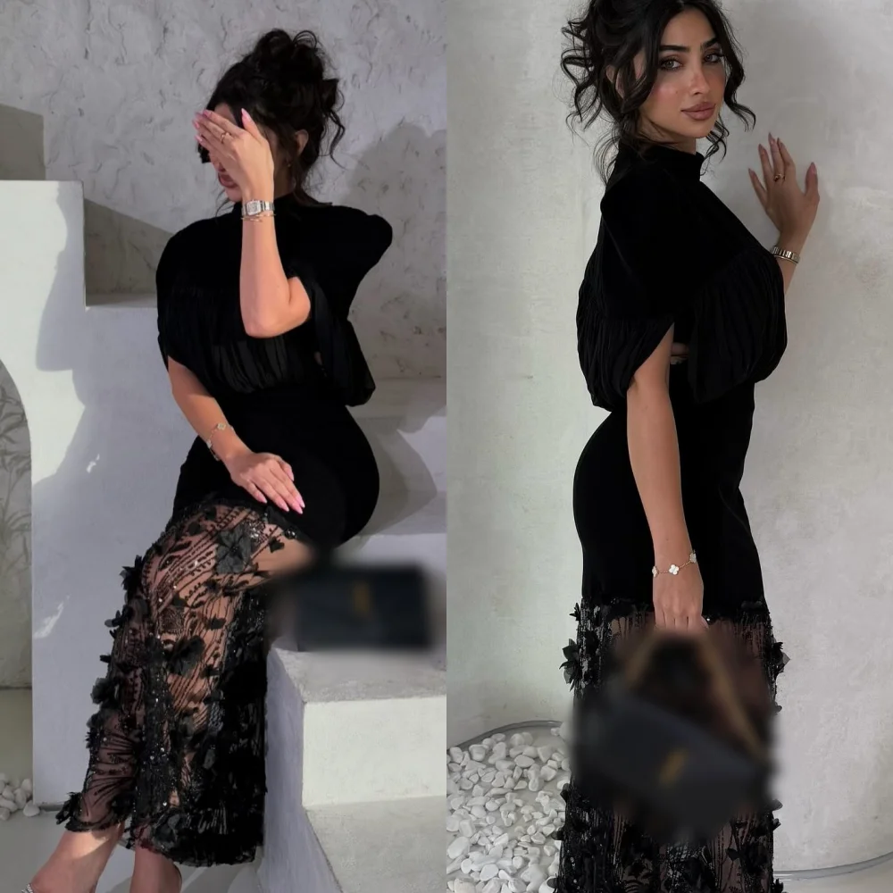 Customized Exquisite Jersey Sequined Flower A-line High Collar Midi Dresses Bespoke Occasion Modern Style
Customized Exquisite Jersey Sequined Flower A-line High Collar Midi Dresses Bespoke Occasion Modern Style