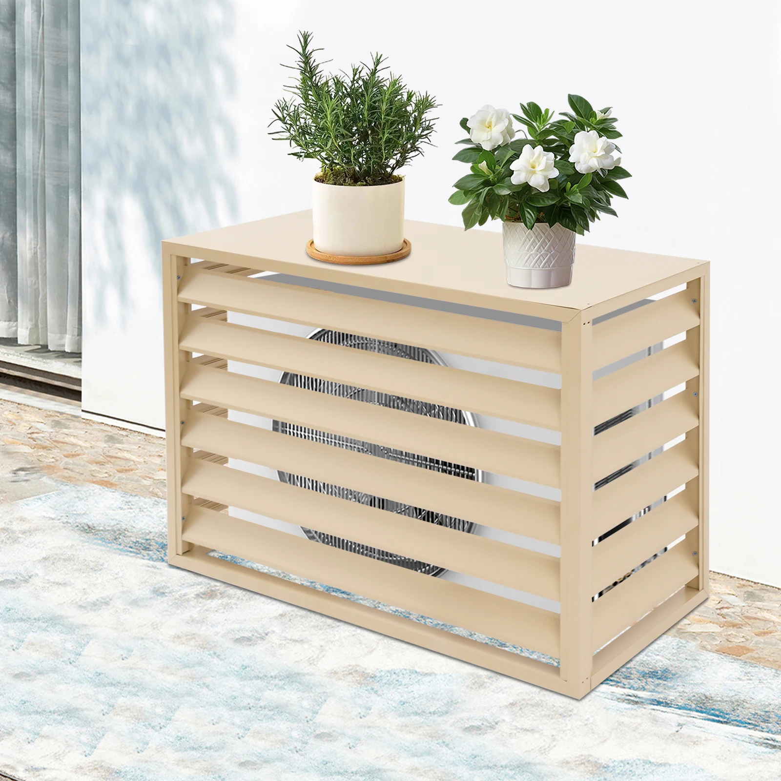 Светло-коричневый/кофейный/темно-серый/черный/белый забор для кондиционера, панели конфиденциальности 1,5 P для наружного блока, забор переменного тока для наружного применения 
Светло-коричневый/кофейный/темно-серый/черный/белый забор для кондиционера, панели конфиденциальности 1,5 P для наружного блока, забор переменного тока для наружного применения