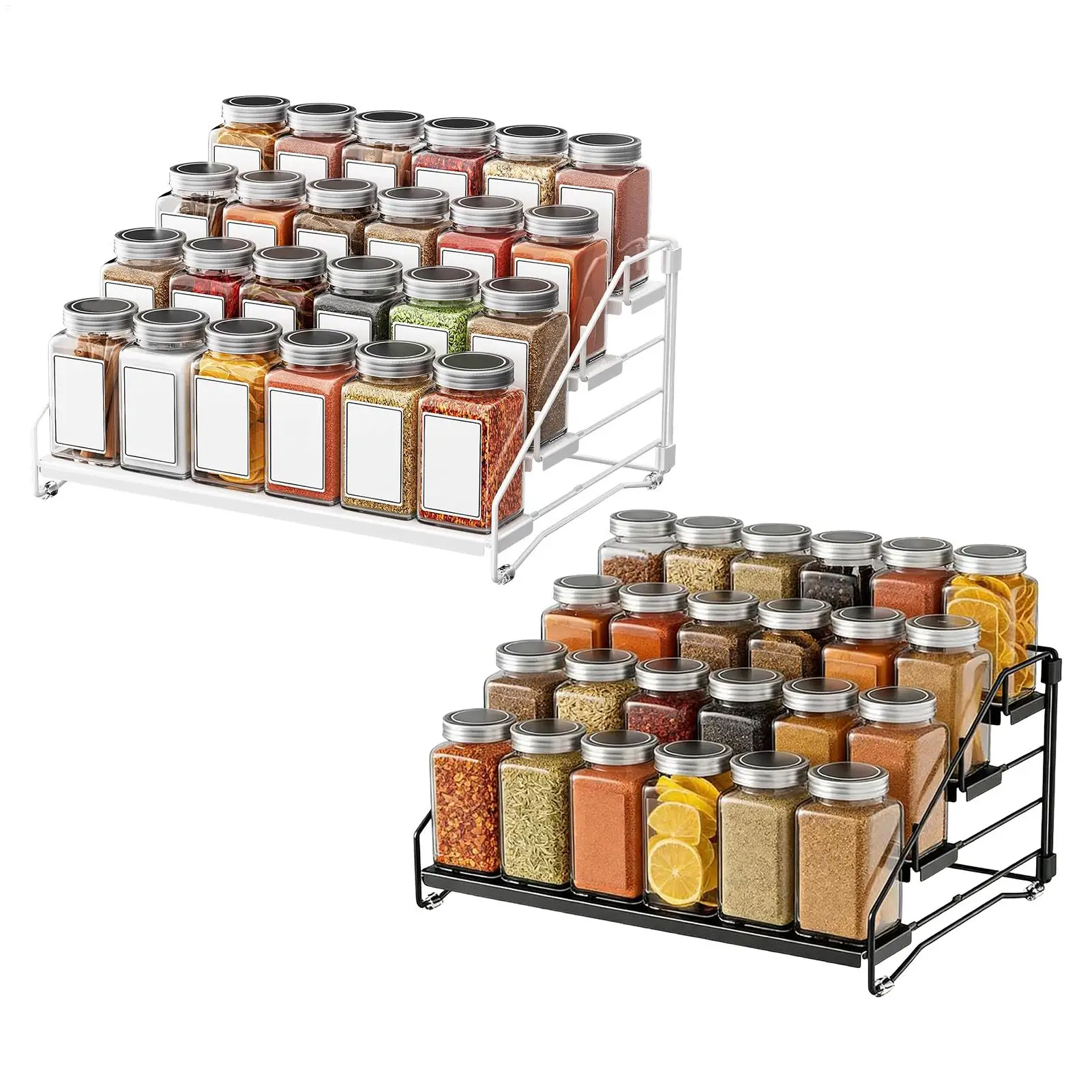 Seasoning Organizer 4-Tier Food Stand Display Shelf Kitchen Organization For Home Pantry Cabinet Counter Jar Seasoning Food
Seasoning Organizer 4-Tier Food Stand Display Shelf Kitchen Organization For Home Pantry Cabinet Counter Jar Seasoning Food