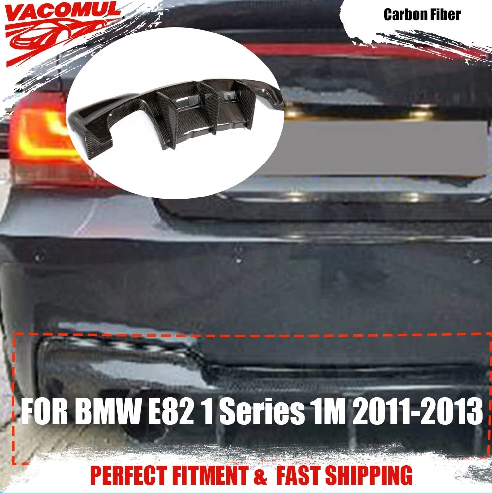 VACOMUL Carbon Fiber Rear Lip Spoiler For BMW 1 Series E82 1M Base Coupe 2 Door 2011 FRP Fins Shark Style Bumper Guard
VACOMUL Carbon Fiber Rear Lip Spoiler For BMW 1 Series E82 1M Base Coupe 2 Door 2011 FRP Fins Shark Style Bumper Guard