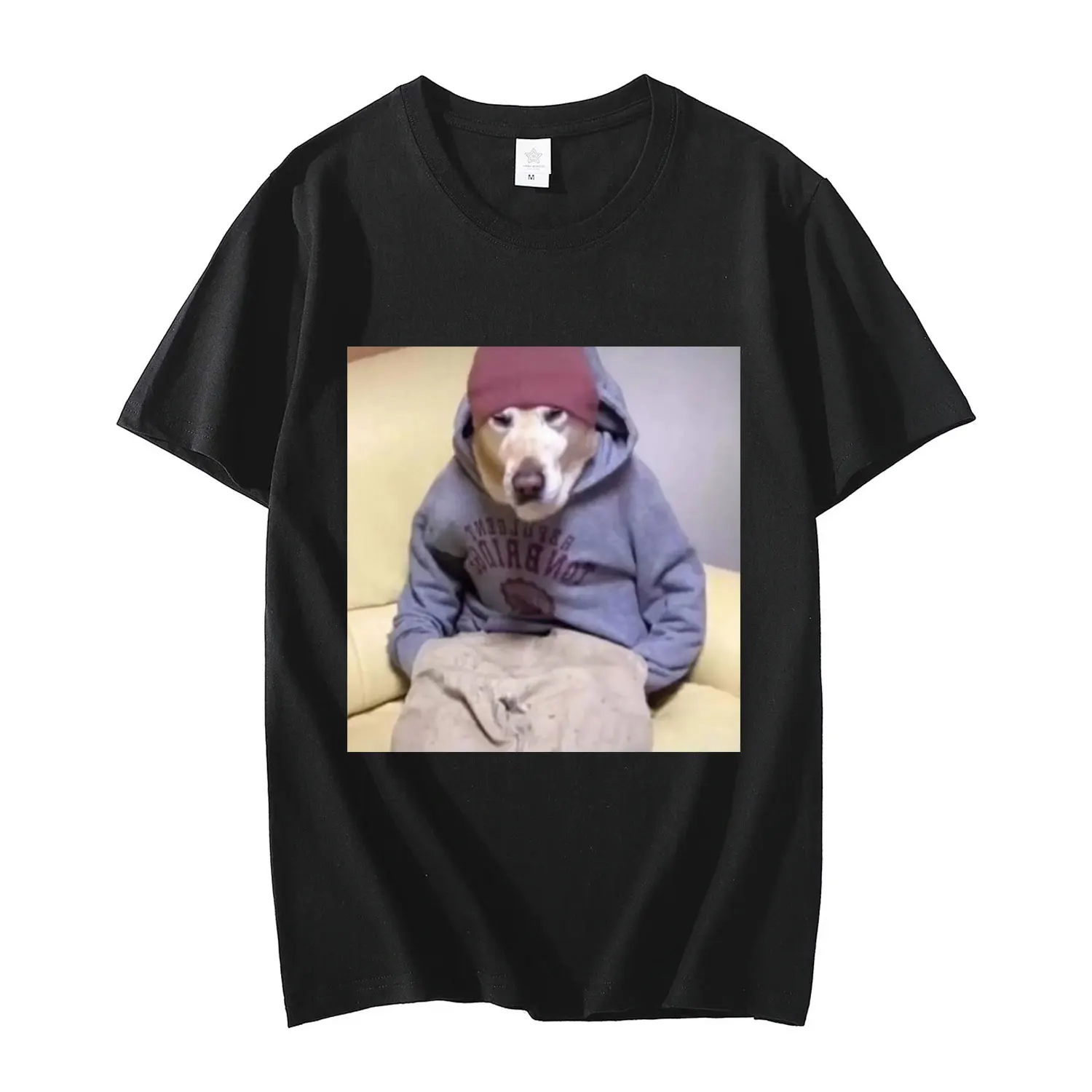 Funny Cool Dog Meme T-Shirt Men's Women High Quality Fashion Short Sleeve T Shirts Summer Casual 100% Cotton T-Shirts Streetwear
Funny Cool Dog Meme T-Shirt Men's Women High Quality Fashion Short Sleeve T Shirts Summer Casual 100% Cotton T-Shirts Streetwear