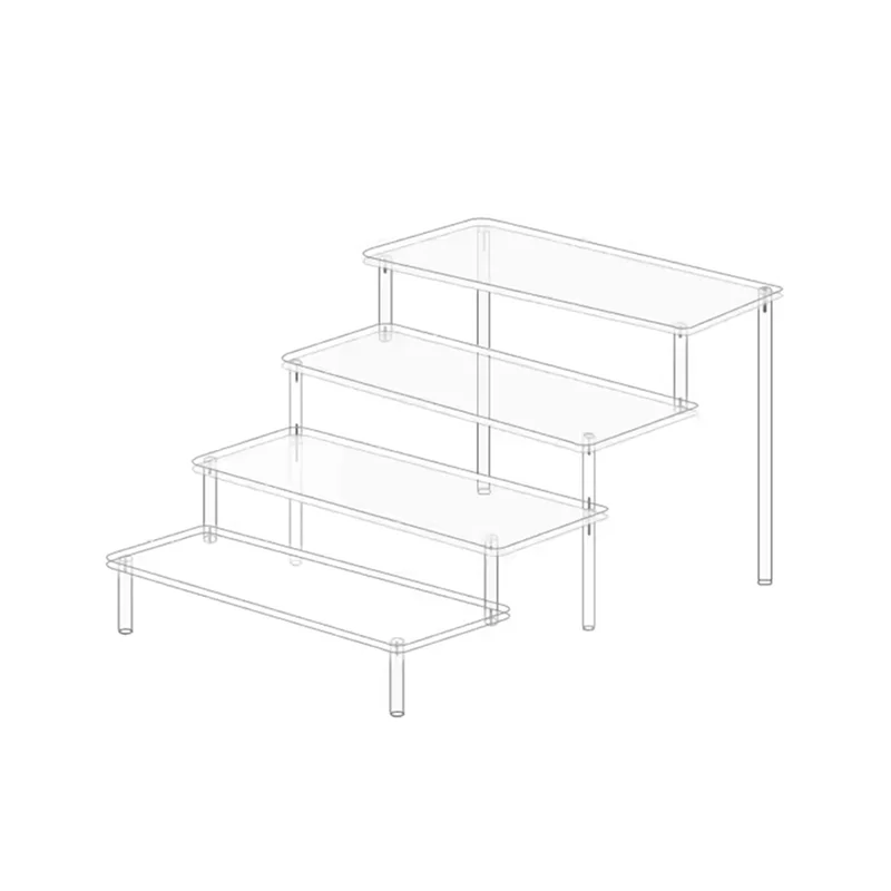 T99C-Acrylic 4-Tier Step Display Rack For Place Figures, Dolls, Anime, Jewelry, And Cosmetics 40X27.2X20cm
T99C-Acrylic 4-Tier Step Display Rack For Place Figures, Dolls, Anime, Jewelry, And Cosmetics 40X27.2X20cm