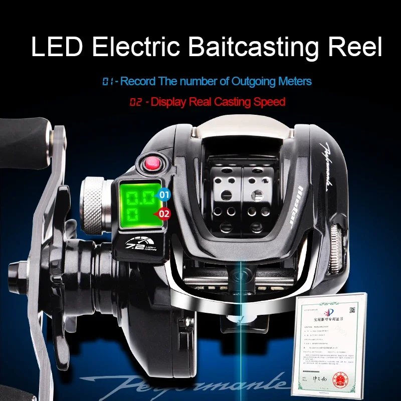 Wholesale River Fishing Reel Electric 10kg Drag Power Sea Digital LED Baitcasting Fishing Reel
Wholesale River Fishing Reel Electric 10kg Drag Power Sea Digital LED Baitcasting Fishing Reel