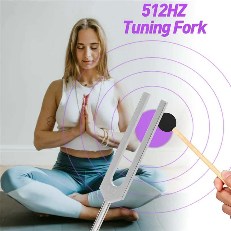 A06F-512Hz Tuning Fork Set For Sound Healing & Meditation For Sound Healing & Meditation With Velvet Bag, Hammer
A06F-512Hz Tuning Fork Set For Sound Healing & Meditation For Sound Healing & Meditation With Velvet Bag, Hammer