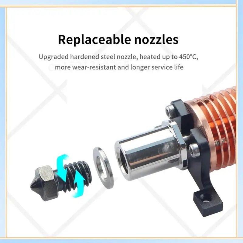 -SPOR Hotend Kit For Bambu Lab P Series Extruded For Bambu Lab P1P 3D Printer Accessories
-SPOR Hotend Kit For Bambu Lab P Series Extruded For Bambu Lab P1P 3D Printer Accessories