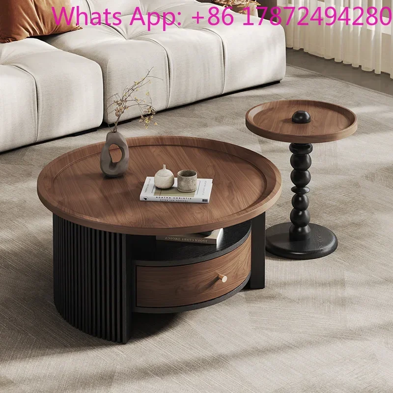 High Quality Coffee Table Modern Unique Designer Japanese Organizer Side Table Drawers Lounge Mesas Bajas Salon Furniture
High Quality Coffee Table Modern Unique Designer Japanese Organizer Side Table Drawers Lounge Mesas Bajas Salon Furniture