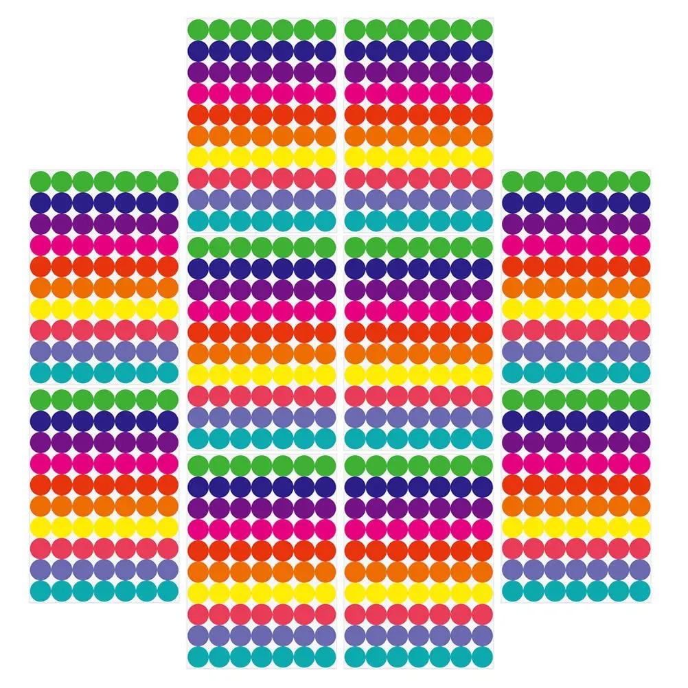 20 Sheets Dot Stickers Removable Book Labels Food Coated Paper Toddler Seals Pet Package Marking Versatile Use Strong Adhesion
20 Sheets Dot Stickers Removable Book Labels Food Coated Paper Toddler Seals Pet Package Marking Versatile Use Strong Adhesion