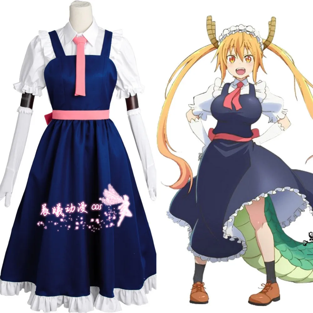 Аниме Miss Kobayashi's Dragon Maid Tohru костюмы для косплея женские синие платья блузка Хэллоуин карнавальный костюм для вечеринки
Аниме Miss Kobayashi's Dragon Maid Tohru костюмы для косплея женские синие платья блузка Хэллоуин карнавальный костюм для вечеринки