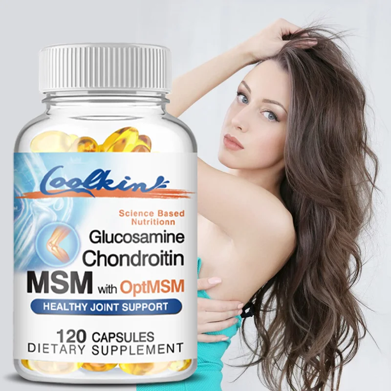 Glucosamine Chondroitin MSM - Antioxidant, Supports Joint and Knee Health, Promotes Joint Mobility and Comfort, Boosts Energy
Glucosamine Chondroitin MSM - Antioxidant, Supports Joint and Knee Health, Promotes Joint Mobility and Comfort, Boosts Energy
