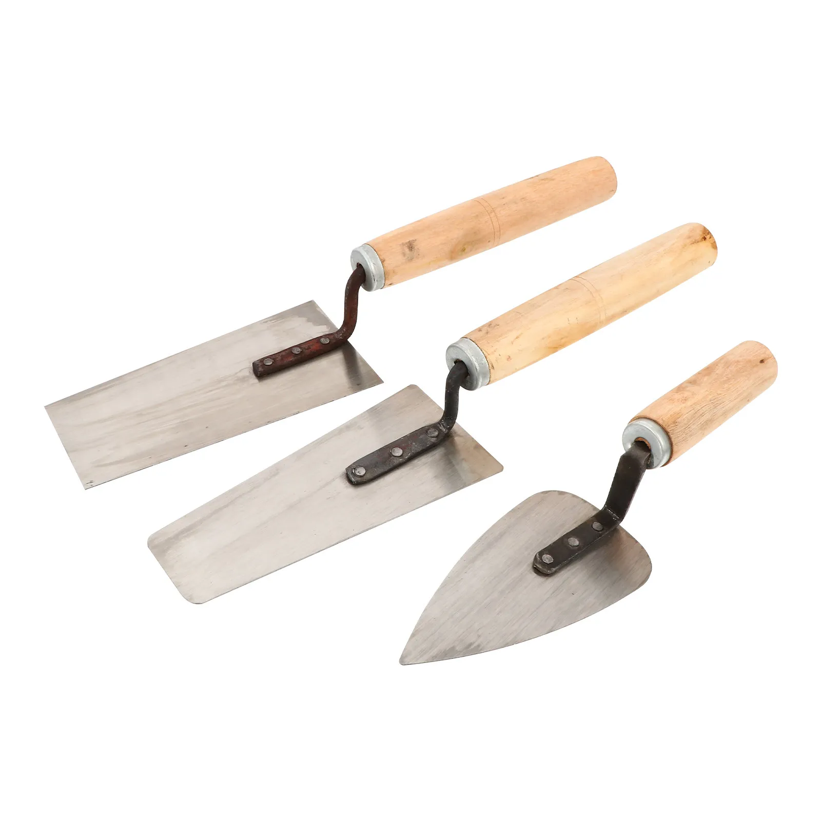 1Set Plaster Trowel Kit Stainless Steel Blades Construction Trowel Tool Professional Putty Cutter Scraper Bricklaying Spatula
1Set Plaster Trowel Kit Stainless Steel Blades Construction Trowel Tool Professional Putty Cutter Scraper Bricklaying Spatula
